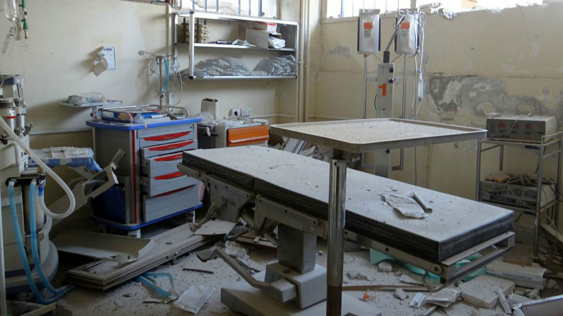Aleppo hospital airstrike