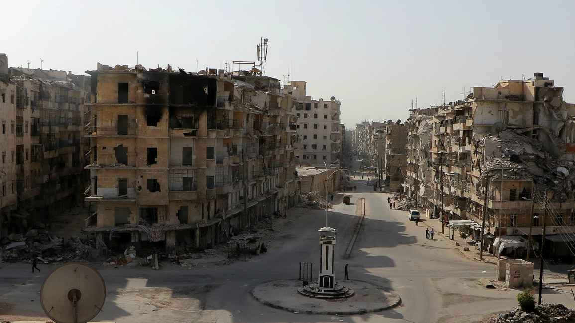 Aleppo destruction 