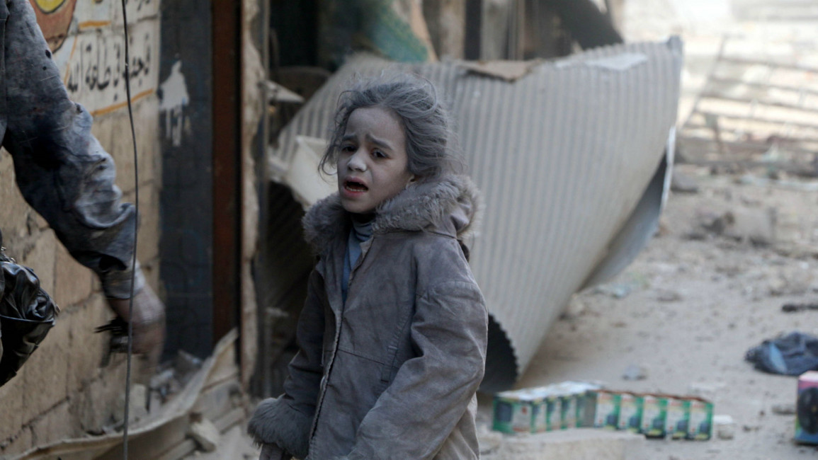 Syrian girl Aleppo