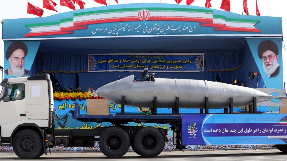 iran parade submarine - Getty