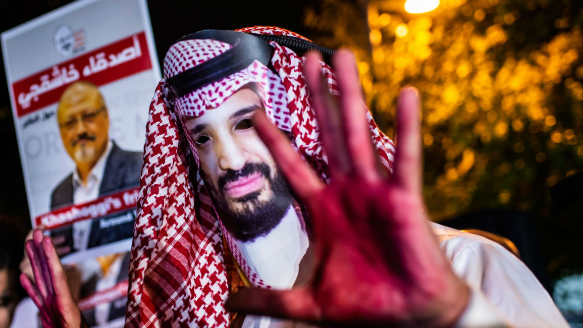 Khashoggi Saudi Arabia protest - Getty