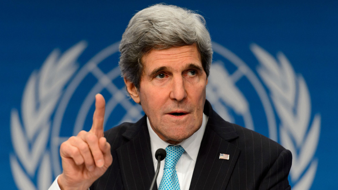 John Kerry Syria [AFP]