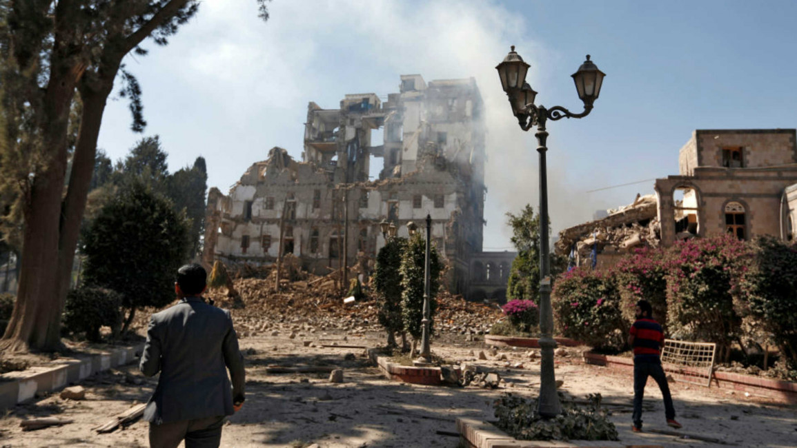 Sanaa airstrike - AFP