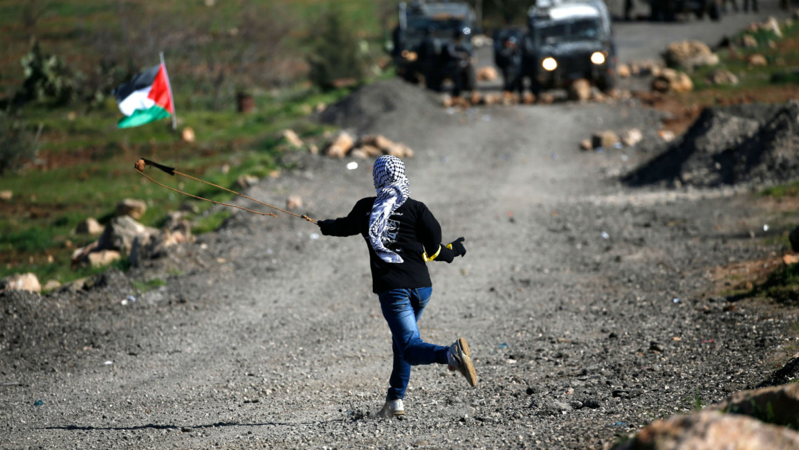 Palestinian protests West Bank