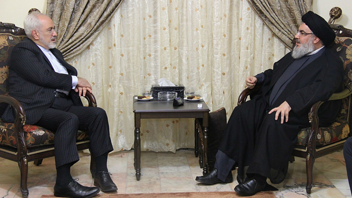 Javad Zarif - Hassan Nasrallah meeting in Beirut