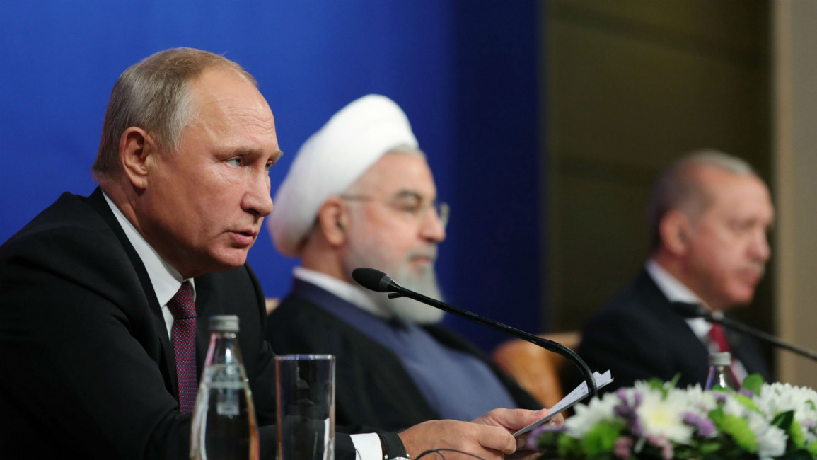 Putin Tehran summit - Getty