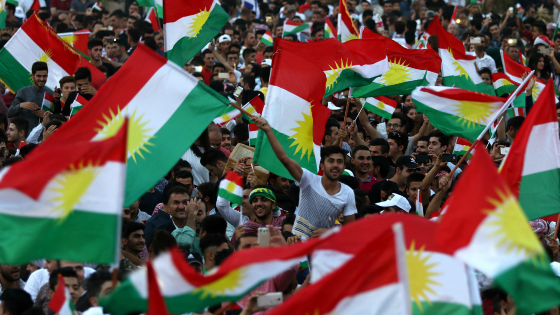 Kurdish independence rally [Getty]