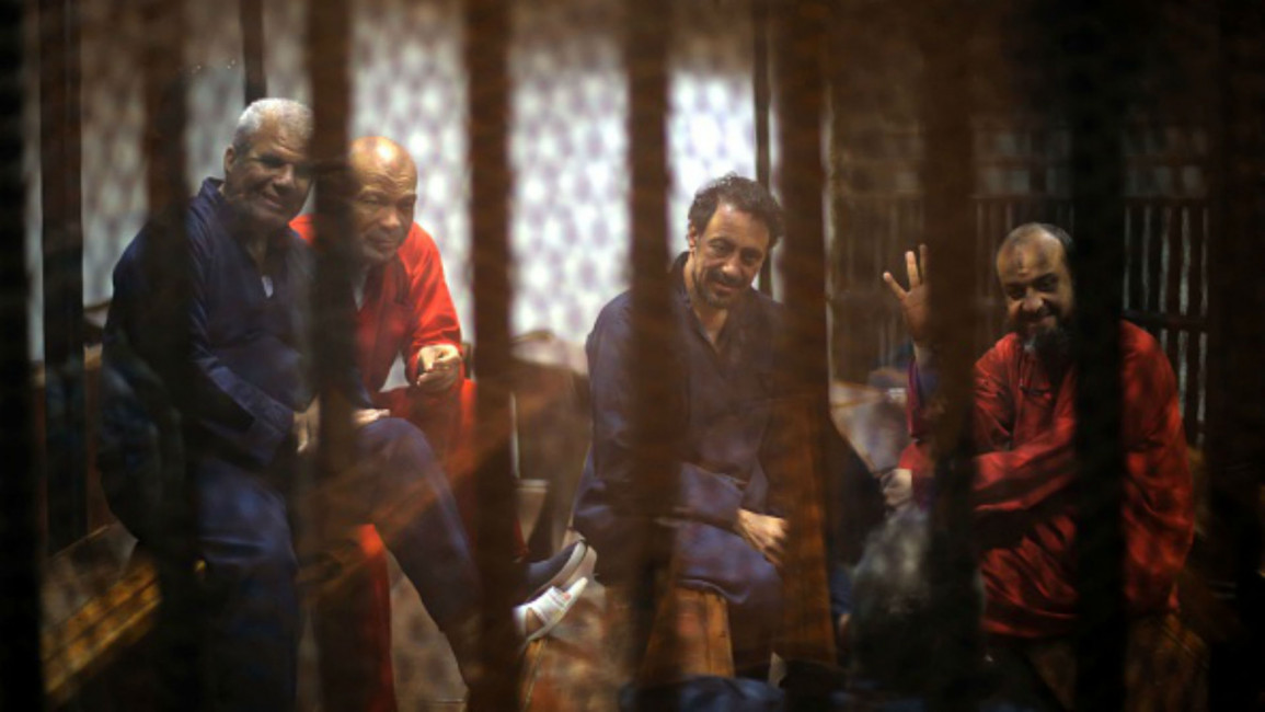 Muslim Brotherhood leaders in Egypt prison [Anadolu]