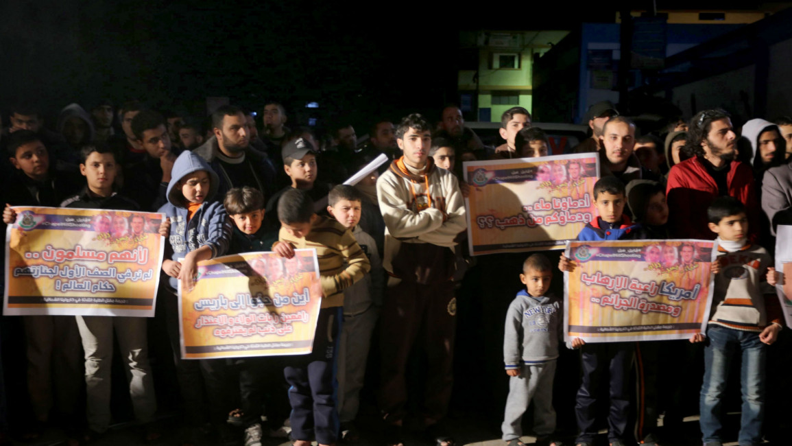 Chapel Hill protests in Gaza Anadolu