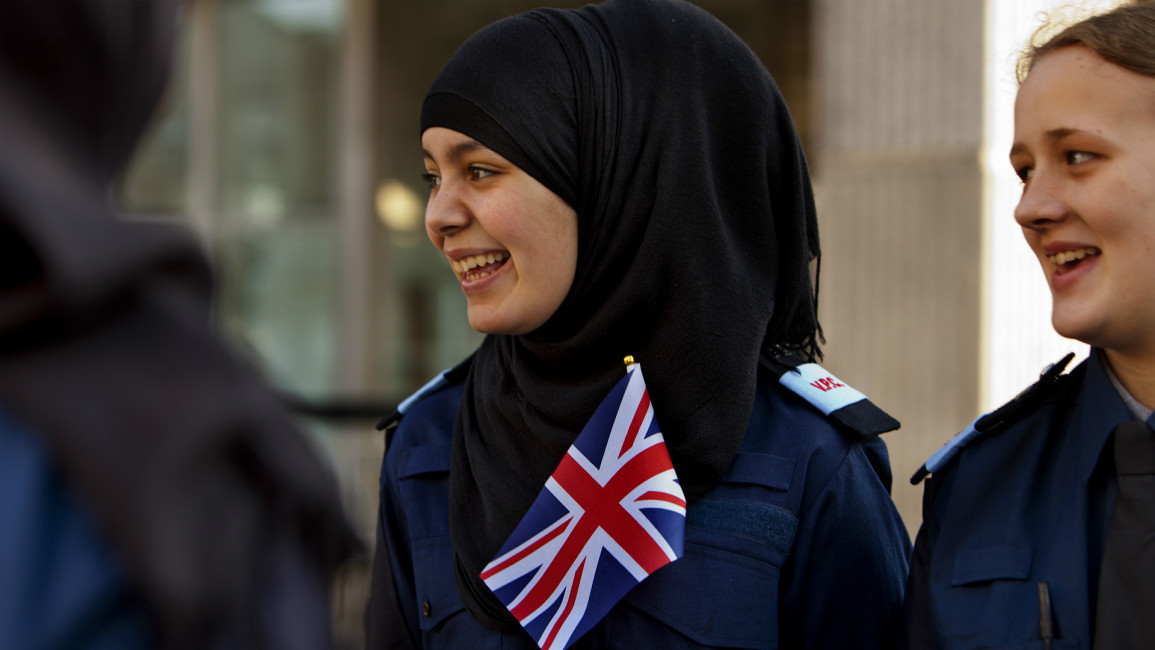 Muslim UK Police  Getty Hijab 