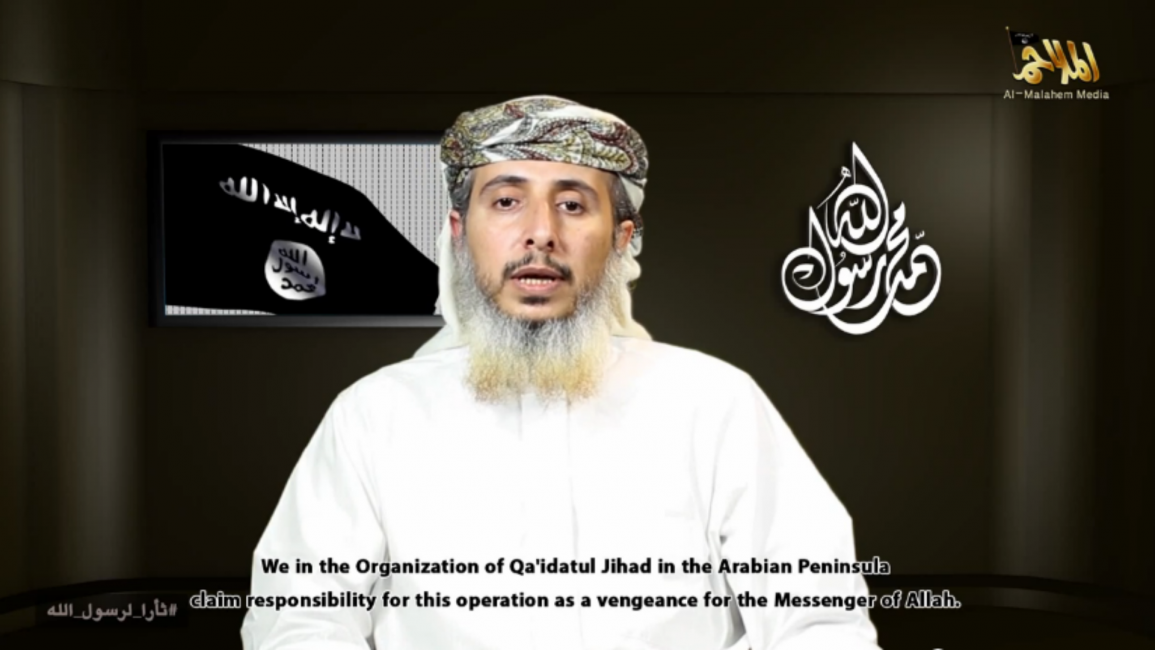 Nasr al-Anisi AQAP claim Charlie Hebdo attack Englishsite