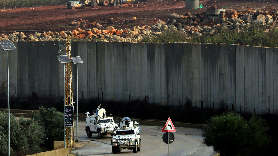 Lebanon Israel border -- AFP