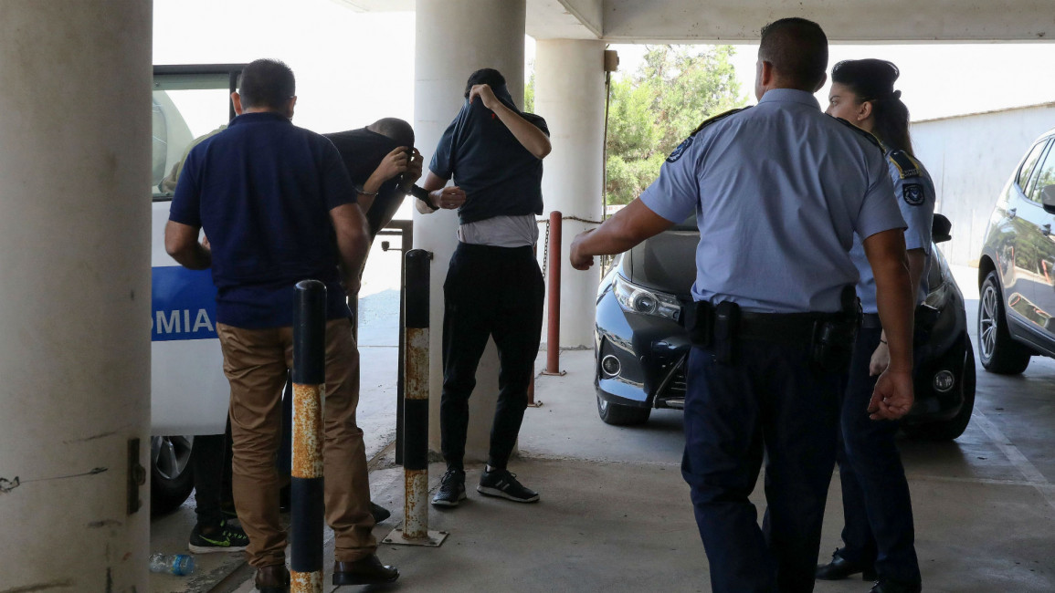 Israeli suspects Cyprus rape - Getty