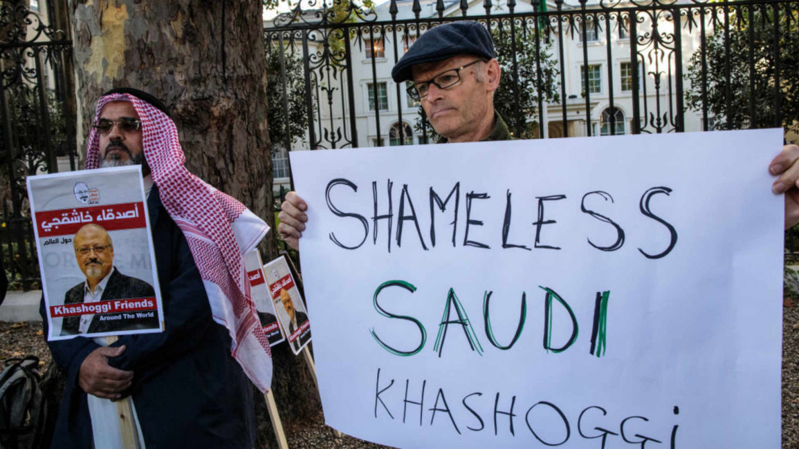 Shameless Saudi protest - Getty