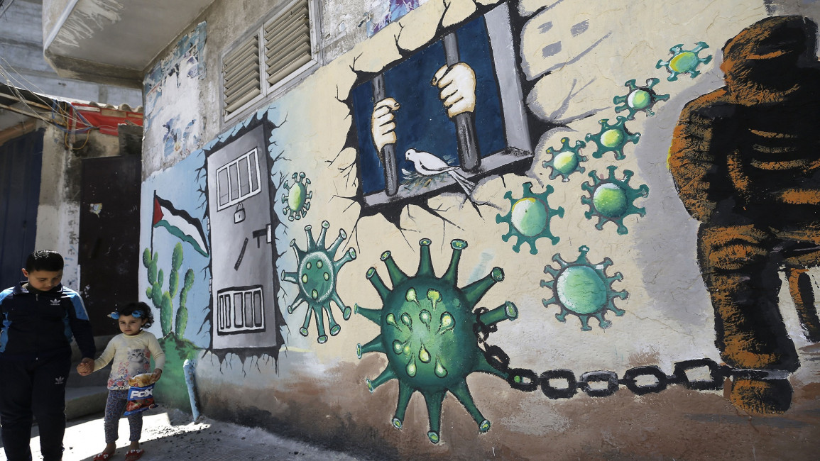 palestinian coronavirus prison art