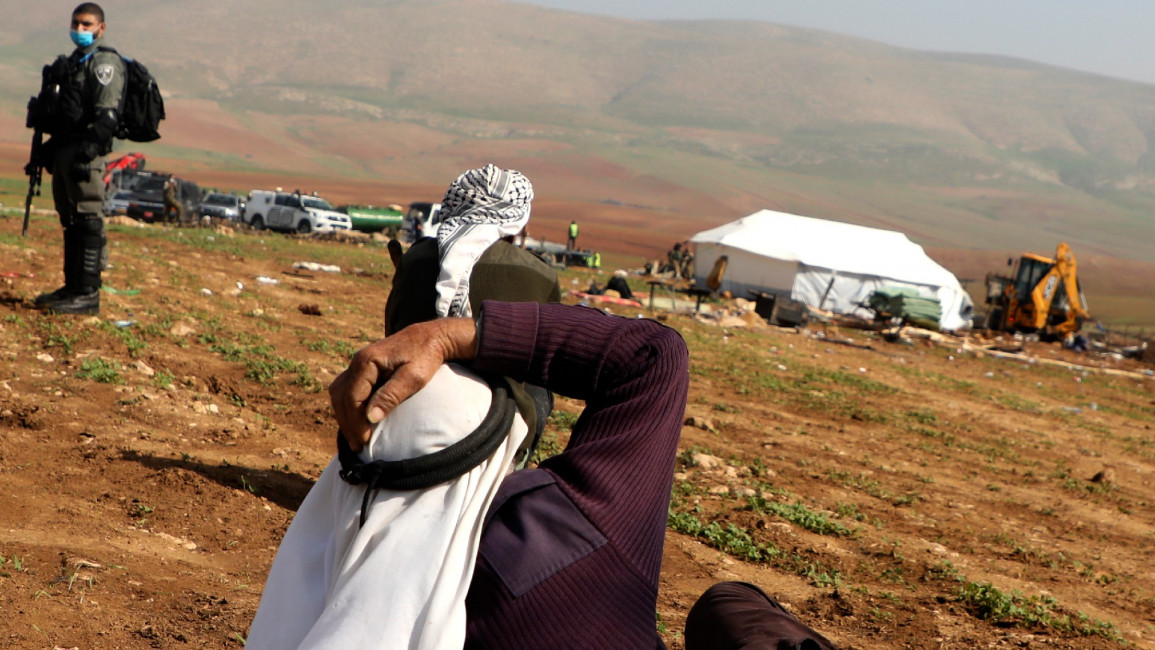 palestinian bedouin Humsah Al-Baqia afp