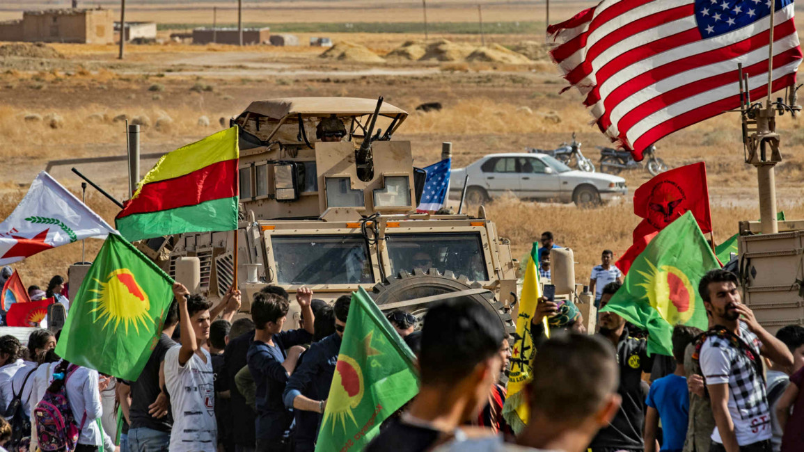 Kurds syria protest - Getty