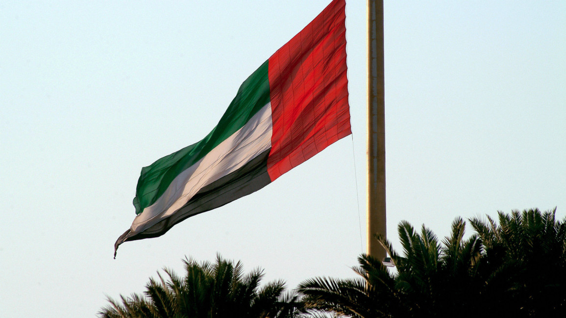 UAE flag -- AFP