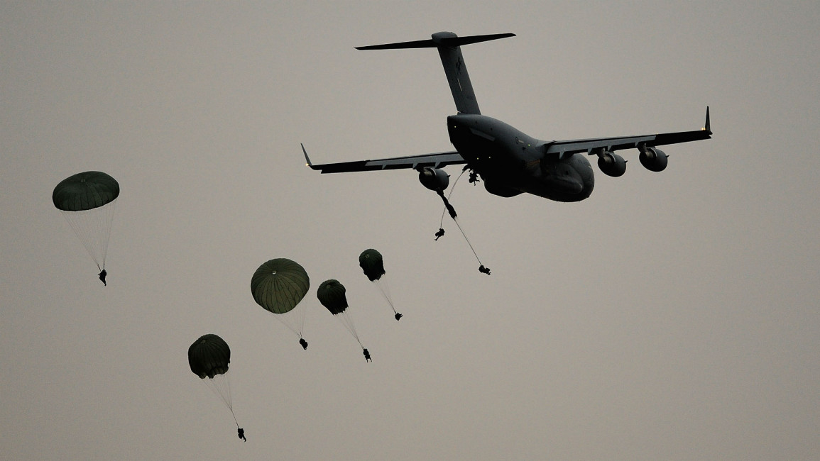 Air Drop troops Getty