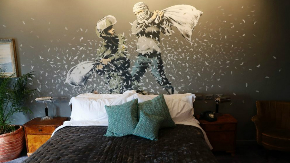 Banksy new hotel -- afp