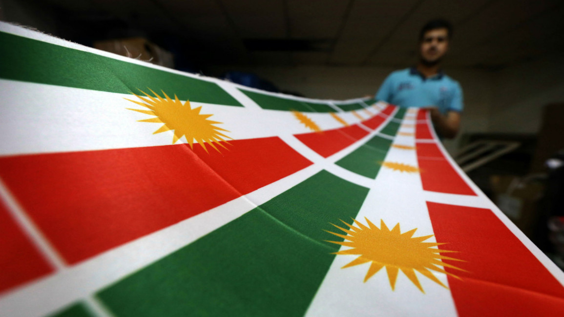 Kurdistan flag AFP