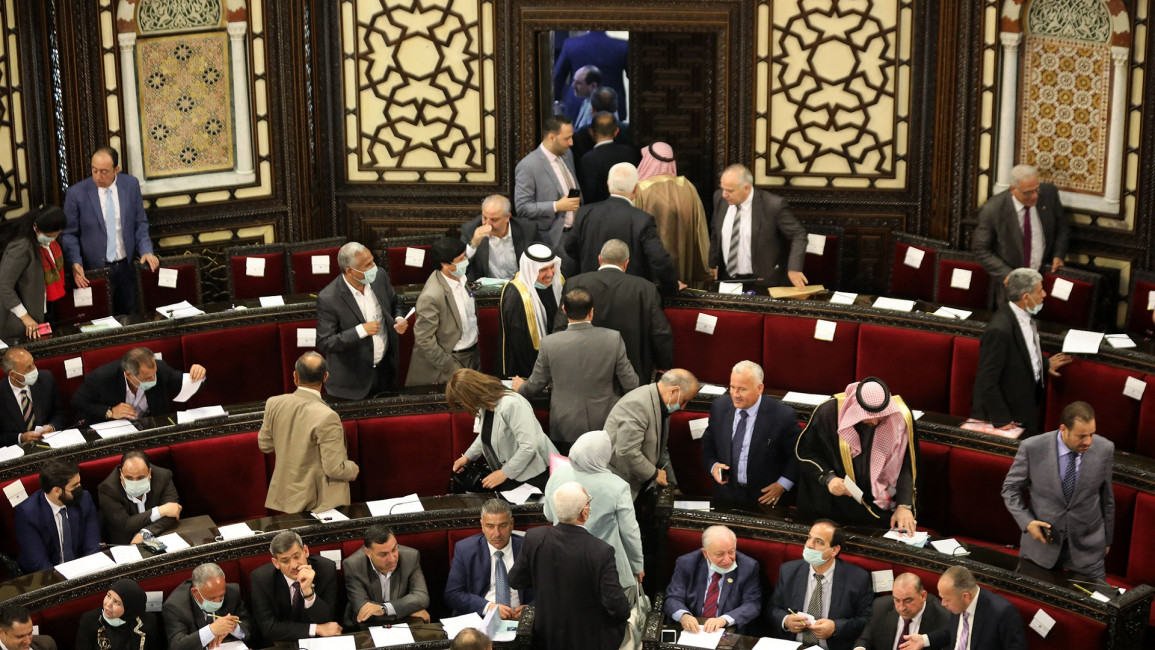 syria assad parliament