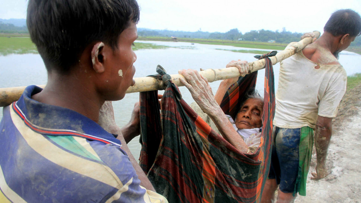 Rohingya grandmother AFP
