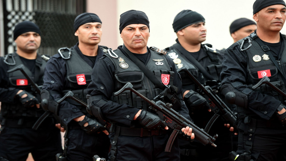 Tunisia presidential guards AFP