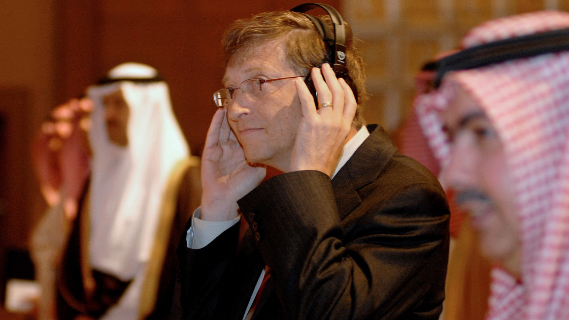   AFP Bill Gates Saudi