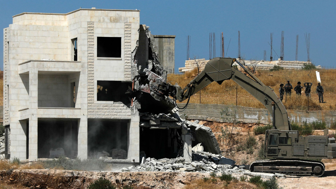 Jerusalem home demolition - Getty
