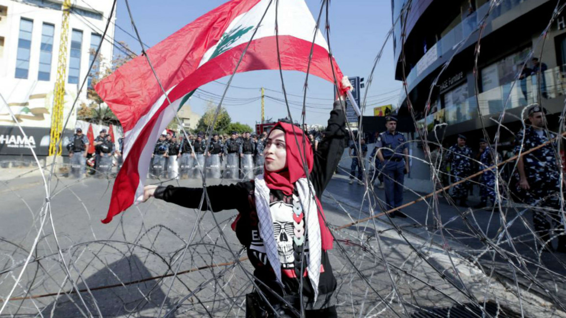Lebanon protest - Getty