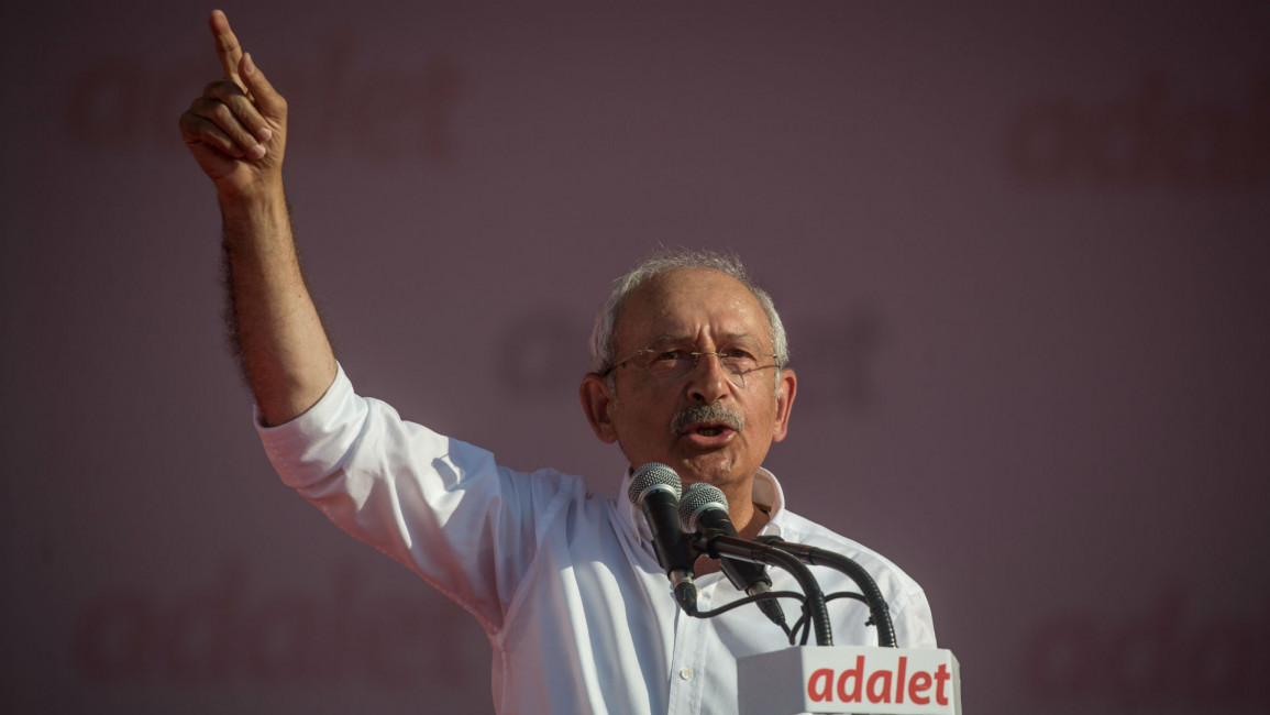 Opposition CHP leader Kemal Kilicdaroglu 