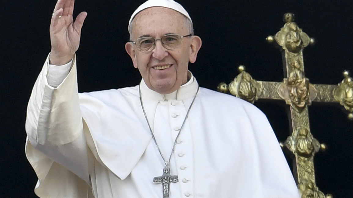 Pope Francis Christmas message 