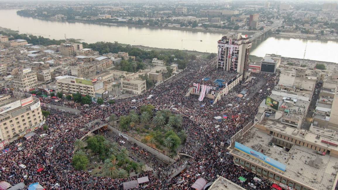 iraq protests tahrir