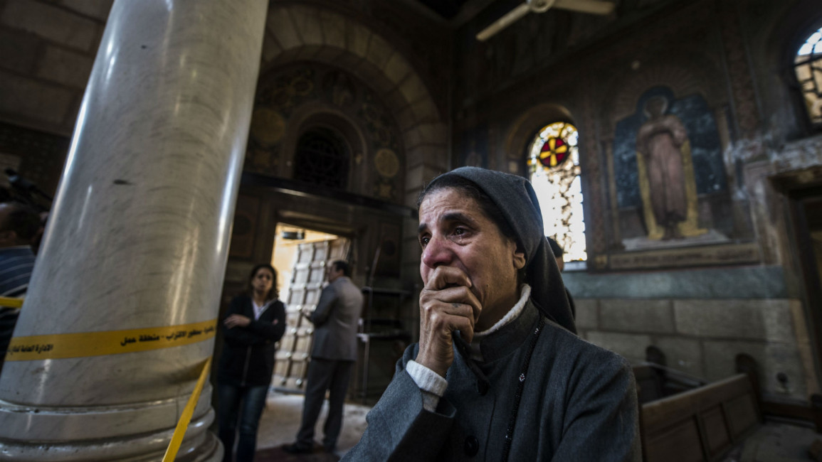 Egypt church bombing AFP