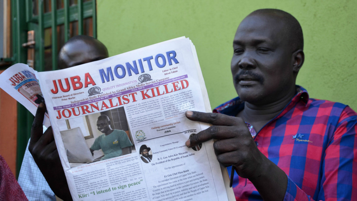 South Sudan journalist killed AFP