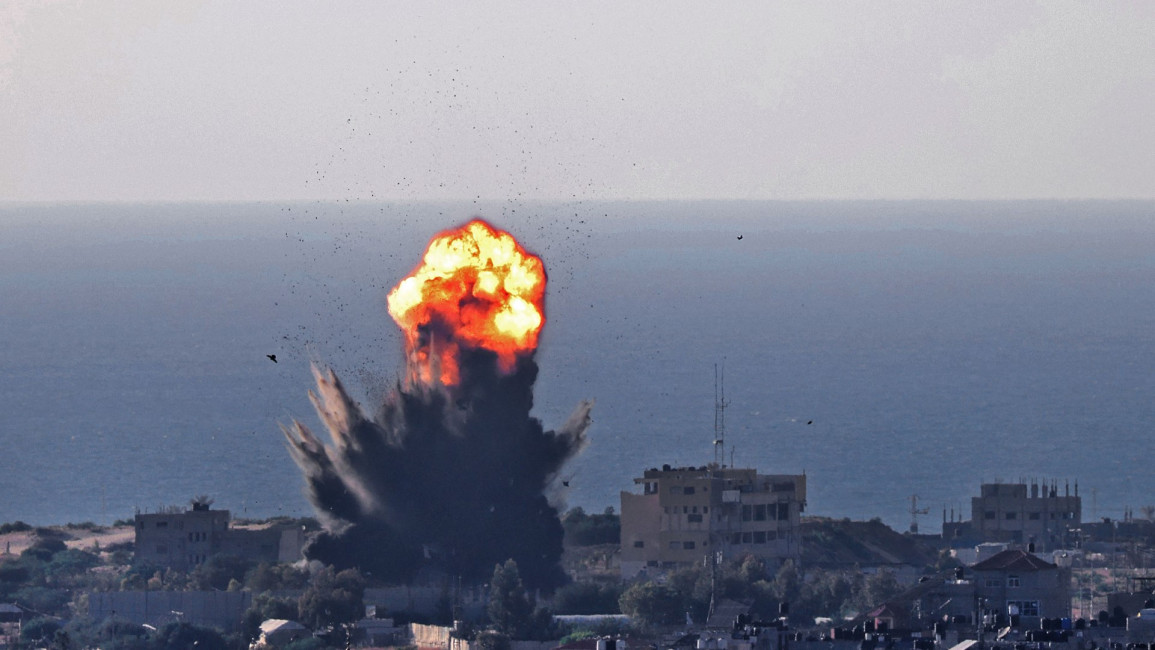 Gaza bomb [AFP/Getty]