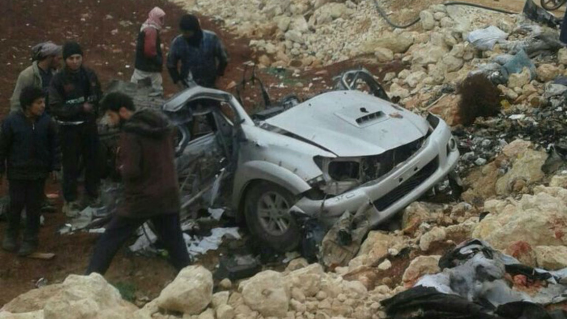 Car bombed Idlib