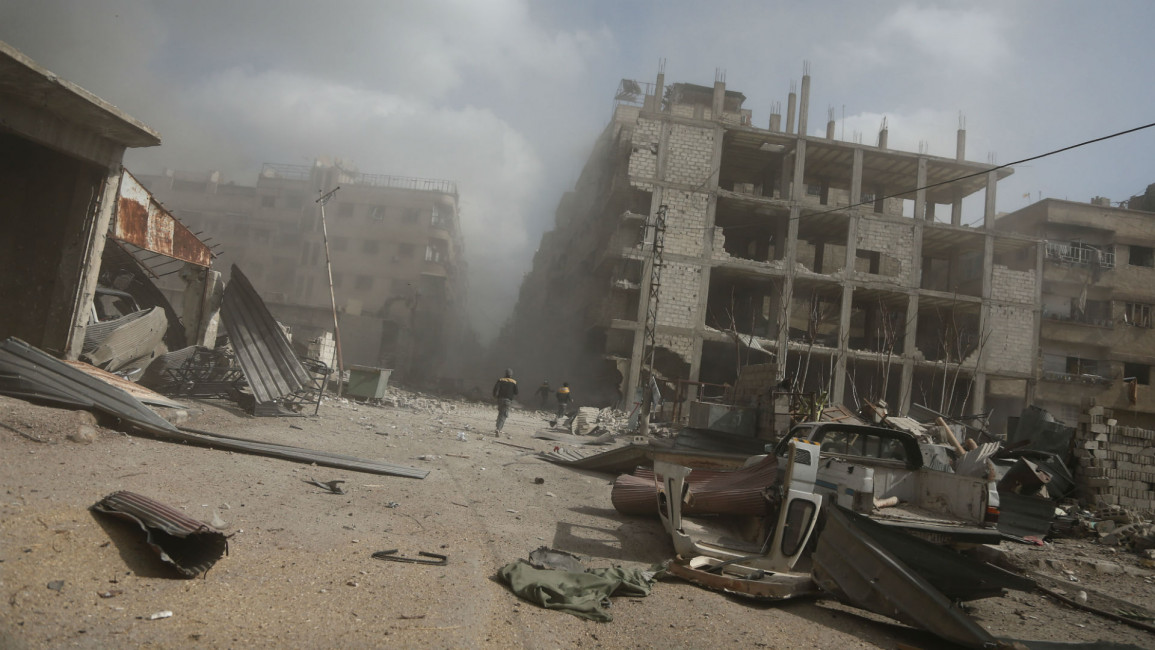 Ghouta airstrikes AFP