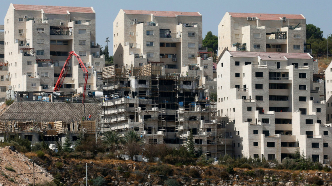 settlement building israel -- AFP