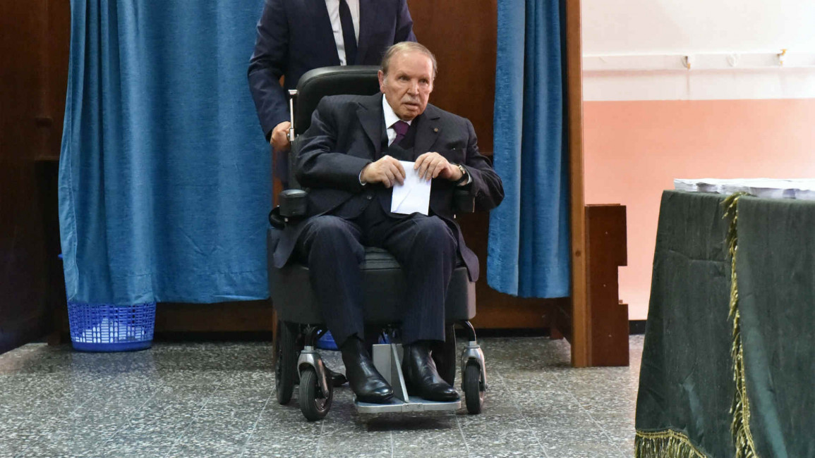 Bouteflika voting AFP