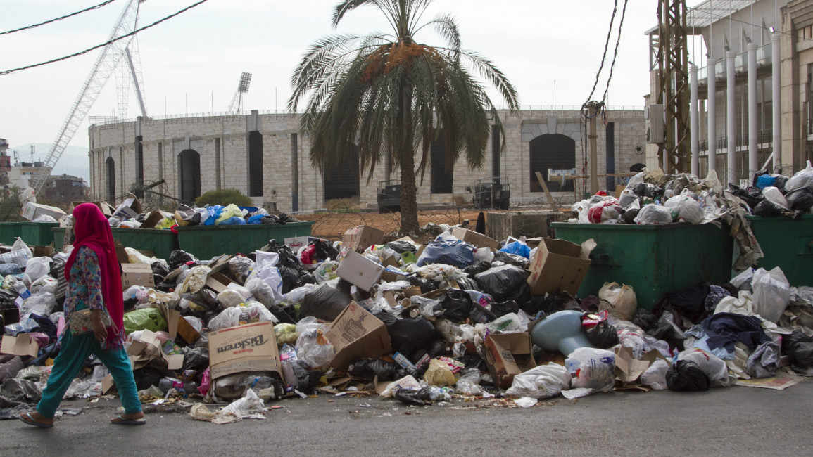 lebanon trash [Getty]