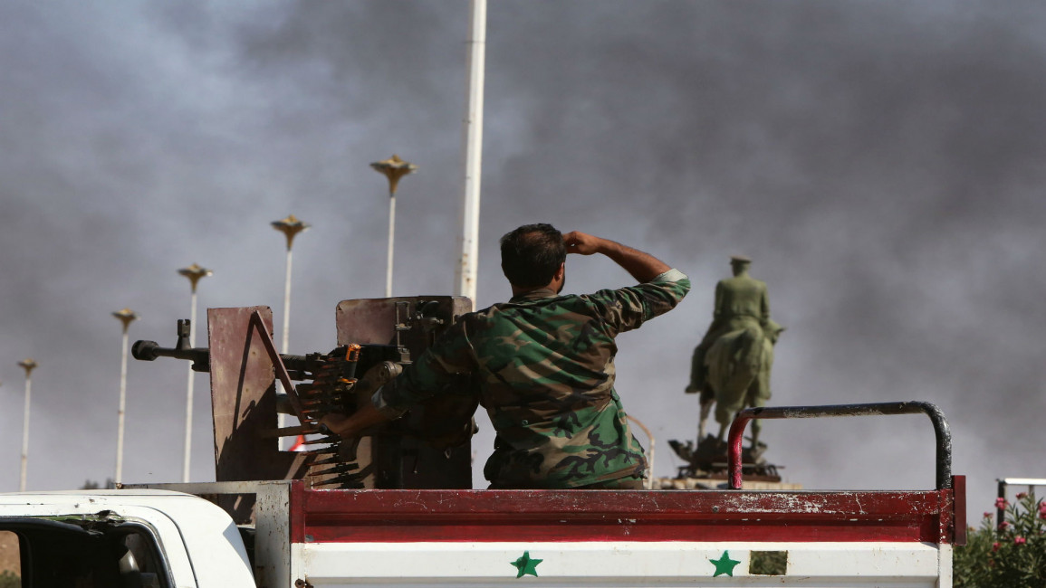 Syrian regime's war on IS AFP