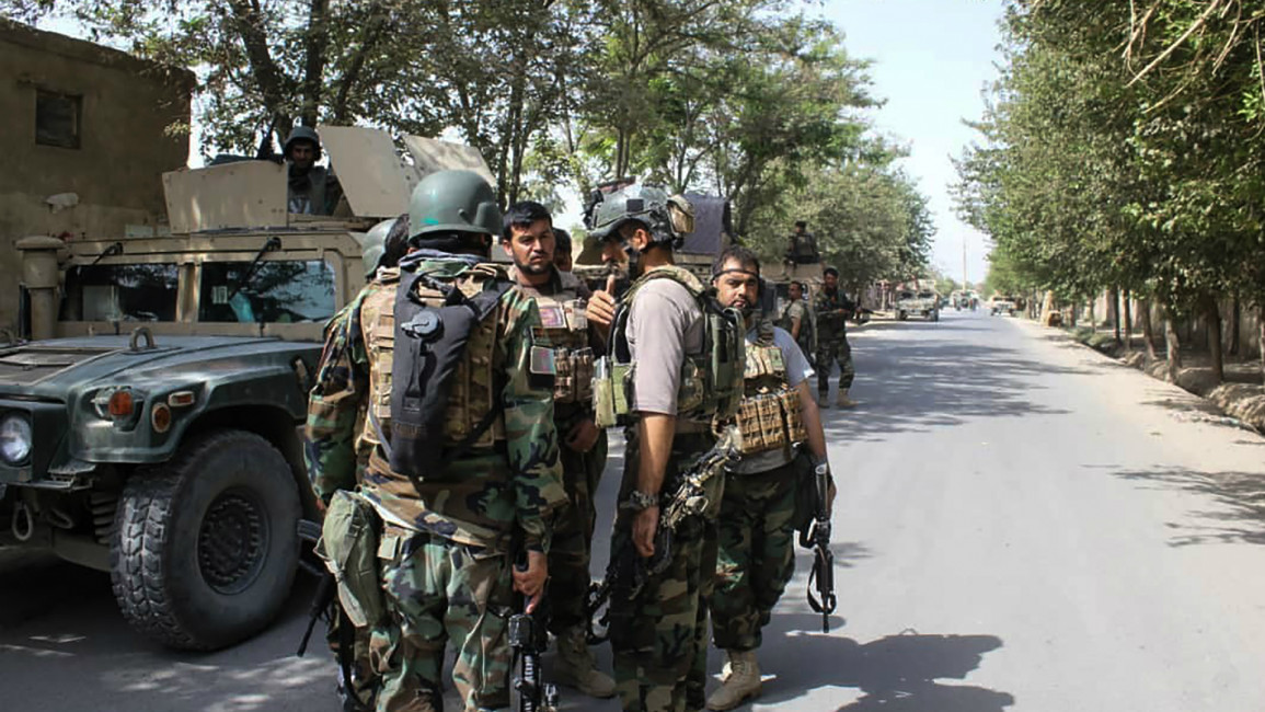 Afghan security forces -- AFP