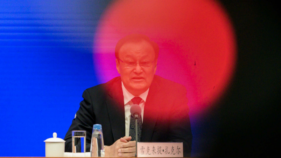 china xinjiang uighur governor - afp