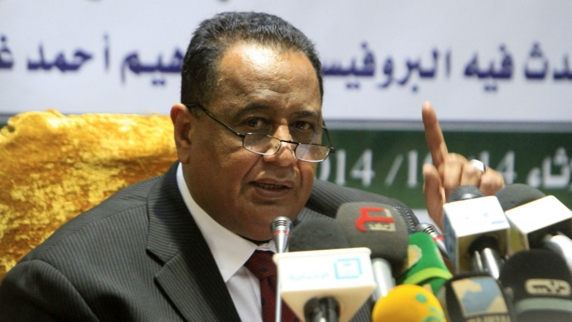 Ibrahim Ghandour Sudan foreign minister [Getty]