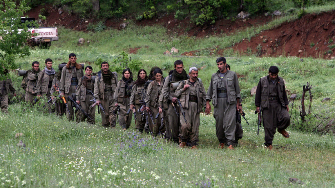 PKK fighters northern iraq afp
