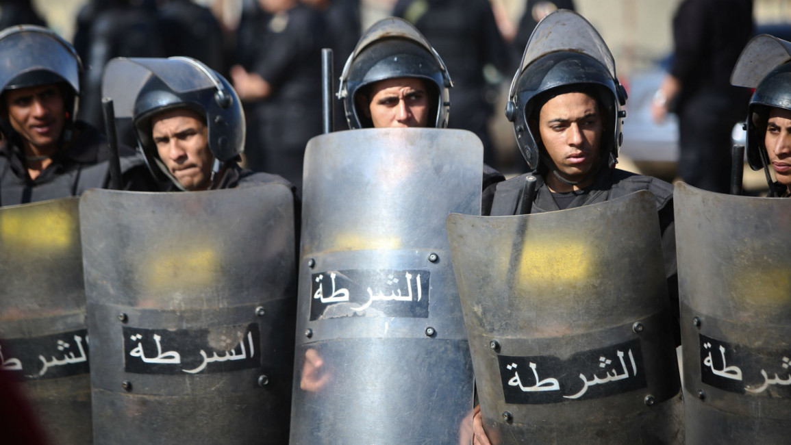 Egyptian police [AFP]