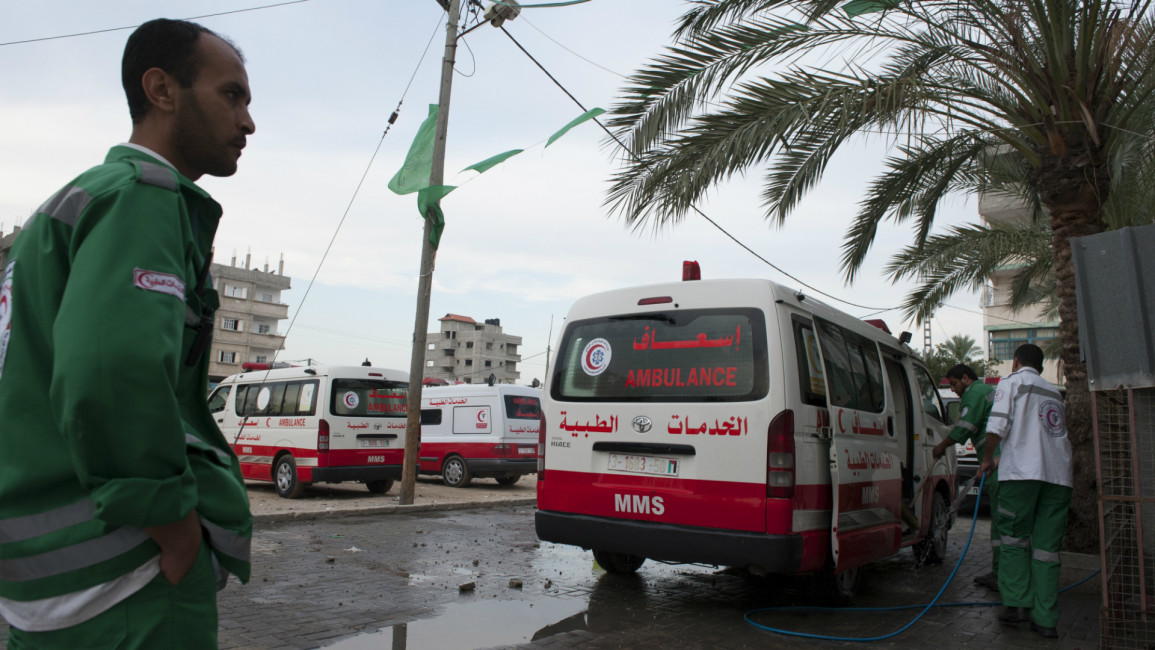 Gaza ambulance [getty]