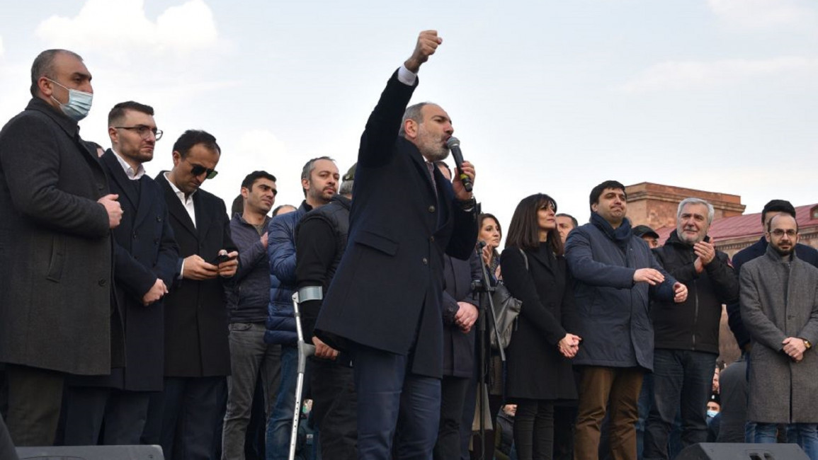 Armenian Prime Minister Nikol Pashinyan [GETTY]